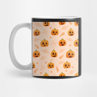 Cute pumpkin face pattern Mug